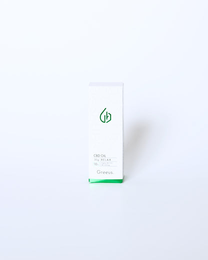 CBD Oil RELAX【30ml】 10%｜greeus